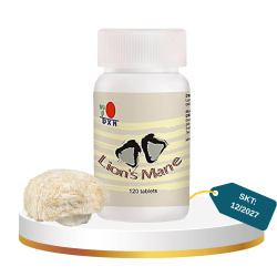 Lions Mane 120 Tablet Saf Aslan Yelesi Mantarı
