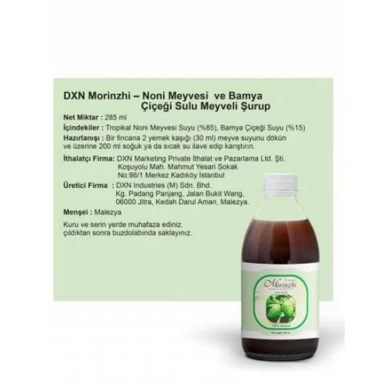 DXN Morinzhi Organik Konsantre Noni NitrikOksit içeceği DXN Morinzhi Organik Konsantre Noni NitrikOksit içeceği