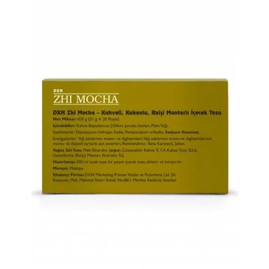 DXN Zhi Mocha Kahve Ganodermalı Moka kahve DXN Zhi Mocha Kahve Ganodermalı Moka kahve