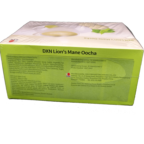 DXN Lion's Mane Oocha (Aslan yelesi mantarlı bitki çayı)	