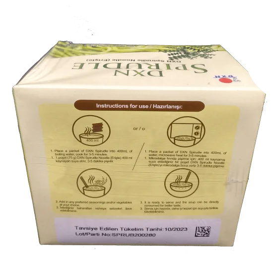 DXN Spirudle Spirulina ve Erişte Organik Noodle DXN Spirudle Spirulina ve Erişte Organik Noodle